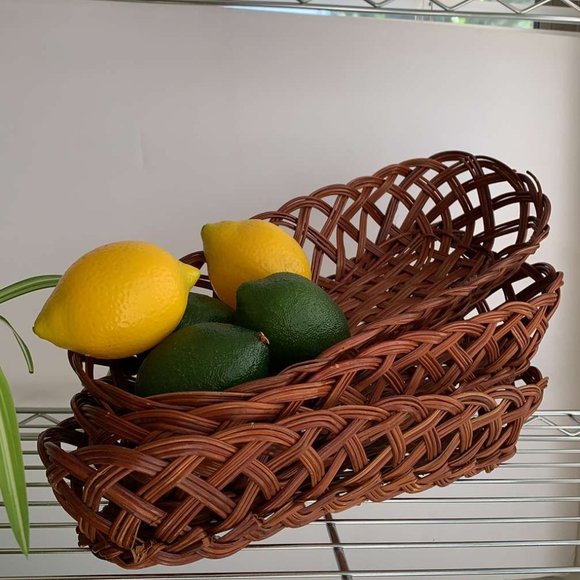 Set of Three Wicker Baskets - Picture 7 of 7